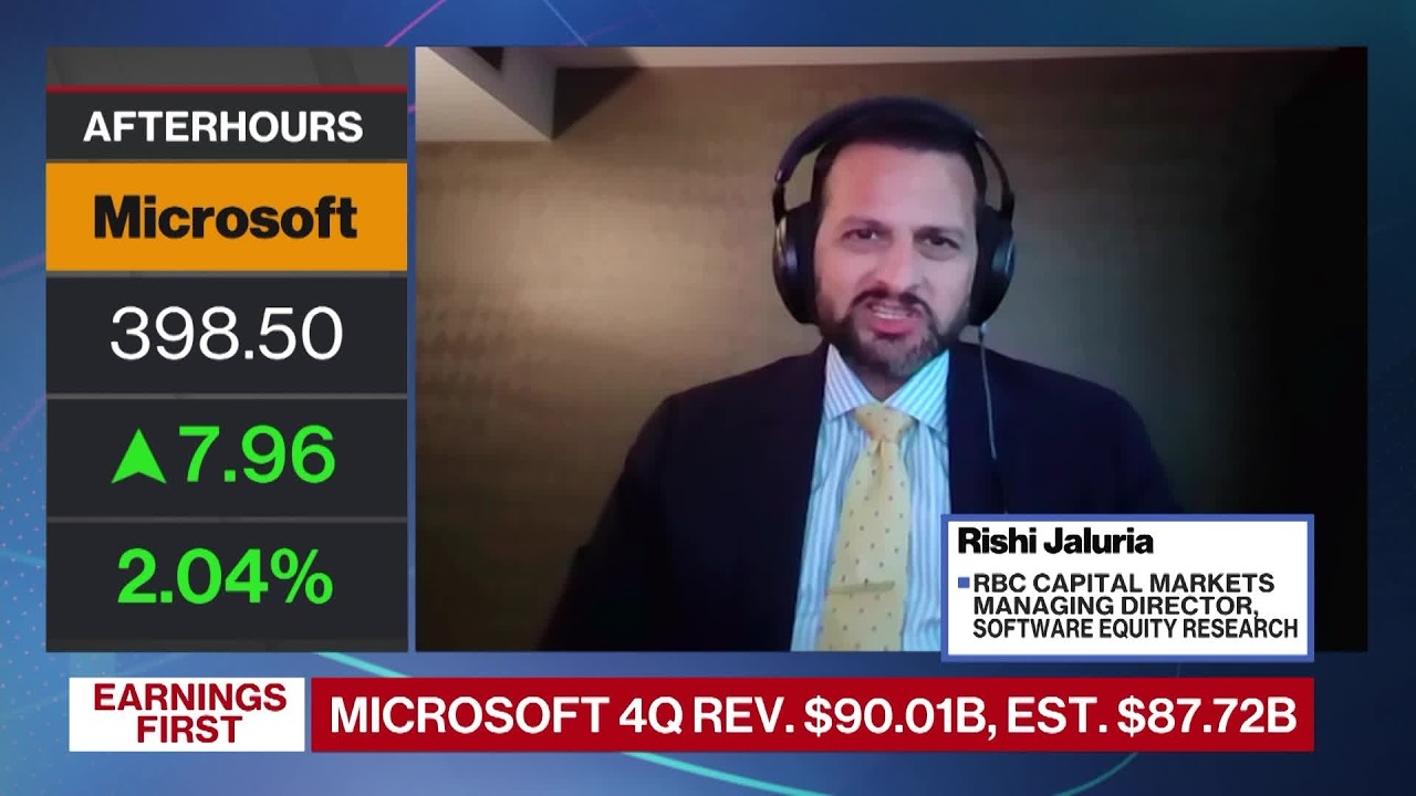 Microsoft Capex Will Be Very High Next Year, RBC's Jaluria Says