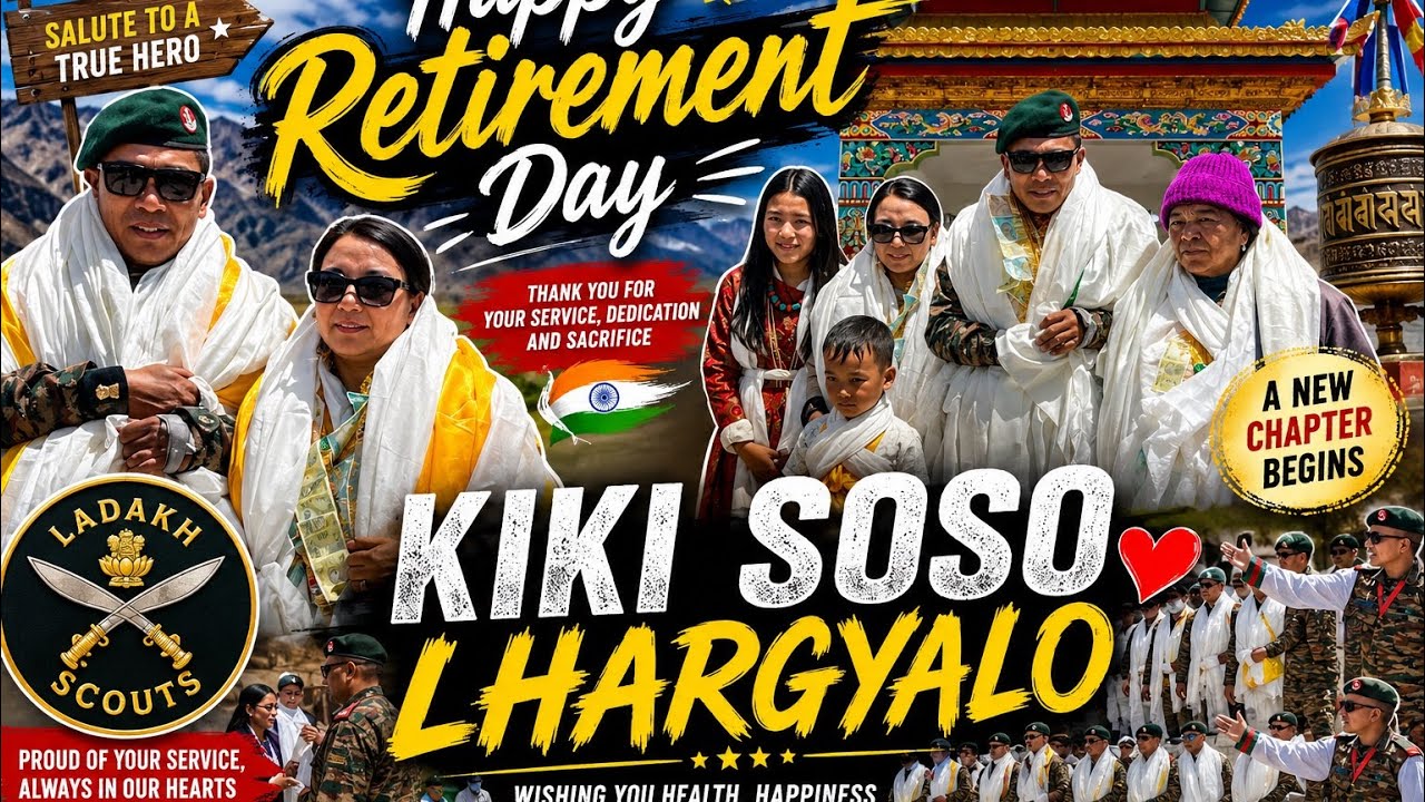 Salute to a Hero 🇮🇳 | Ladakh Scouts Retirement Ceremony  of Hawaldar Zangpo🫡
