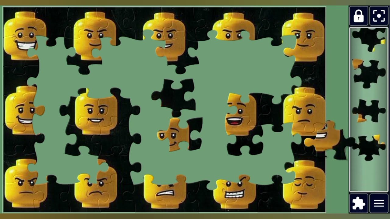 Minifig Mood Mania:Because Even Bricks Have Drama🎭💥🧩Lego jigsaw puzzle 🧩@jigsawpuzzle45