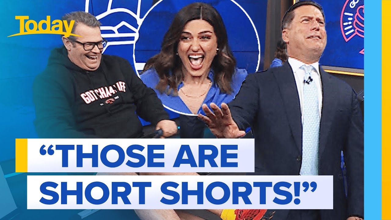 Today hosts distracted by Gus Worland’s ‘revealing’ shorts | Today Show Australia