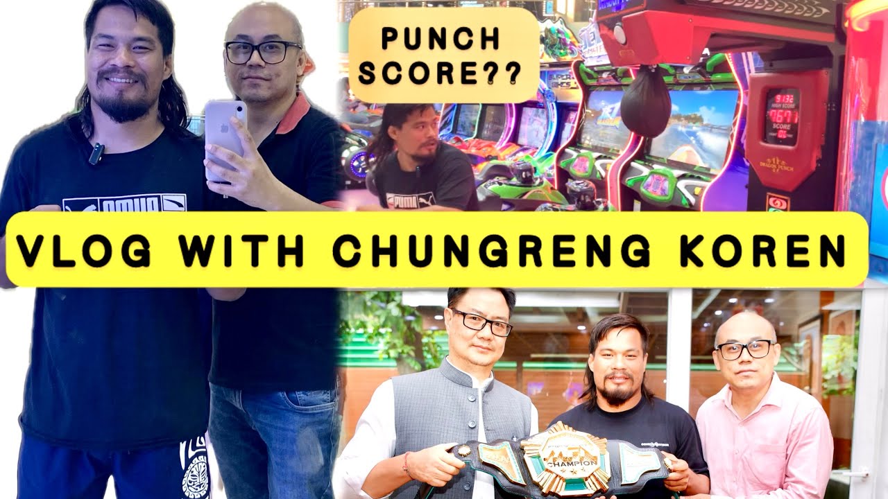 Vlog with Chungreng Koren @Ambience Malls  Gurgaon | Punch power check
