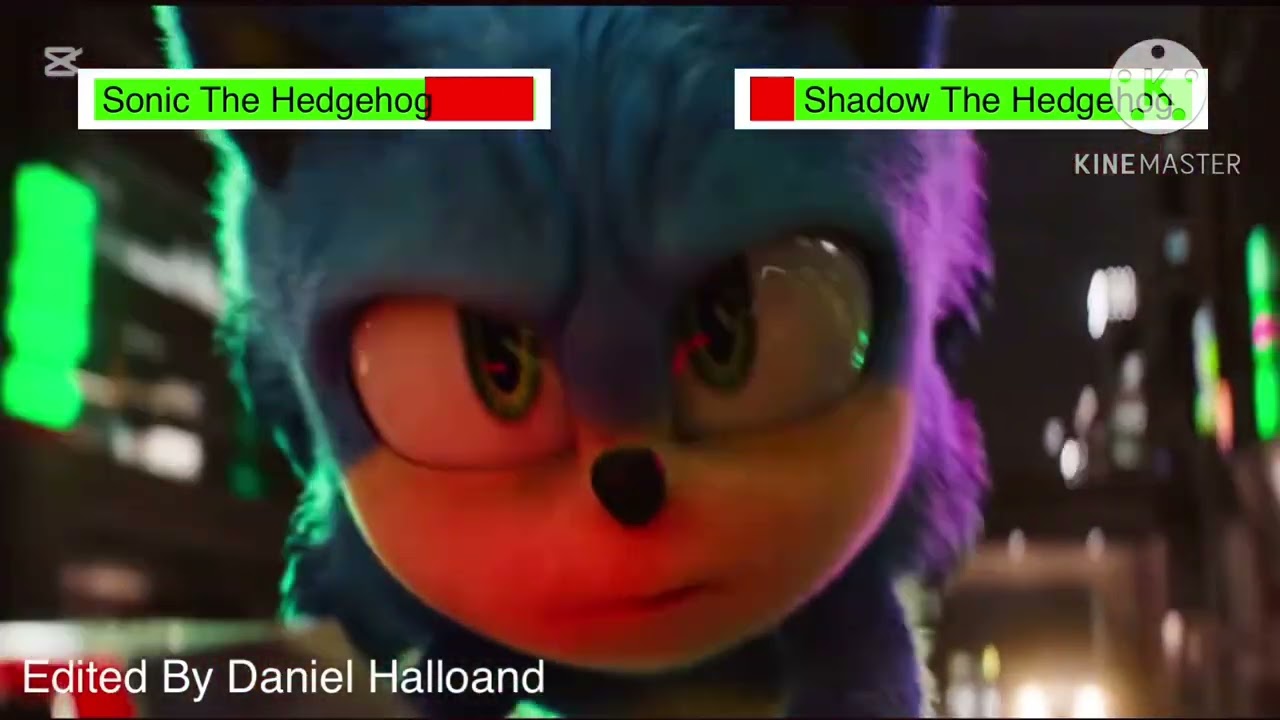 Sonic The Hedgehog 3 (2024) Sonic VS Shadow (Round 1) Healthbars