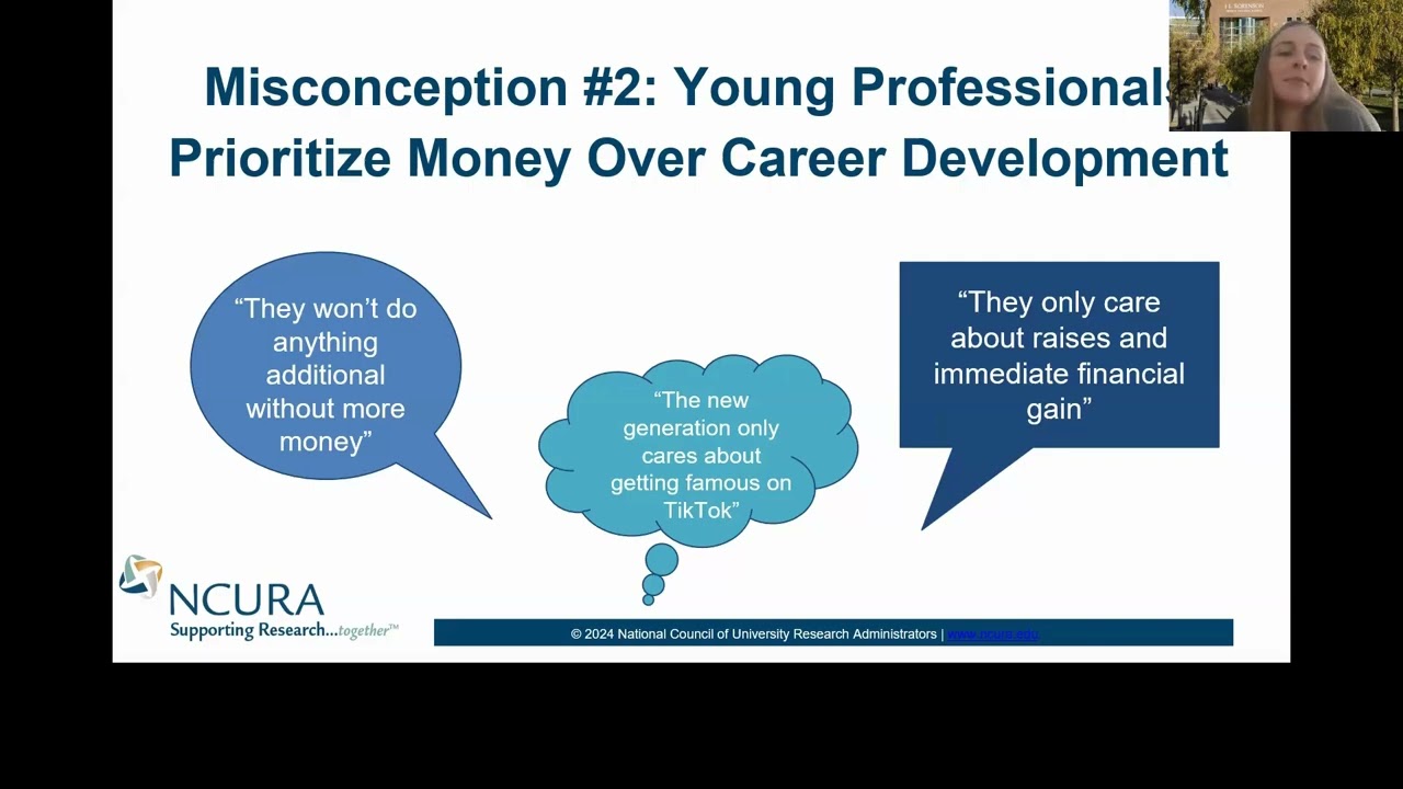 NCURA Young Professionals Webinar Series: Misconceptions/Realities of Young Research Administrators