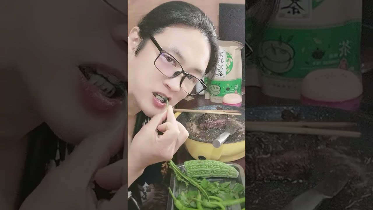 Enjoy barbecue with chino at the weekend on a summer day