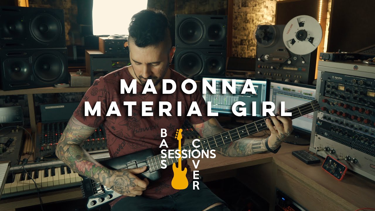 Madonna - Material Girl (Bass Cover) 4k Steinberger XL