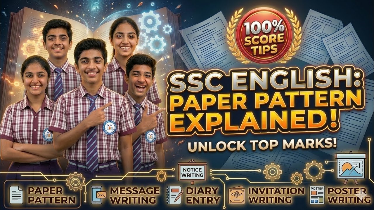 SSC English Exam: Paper Pattern & Scoring Secrets Revealed! 📝 #sscenglish #ssc2026 #telanganassc 