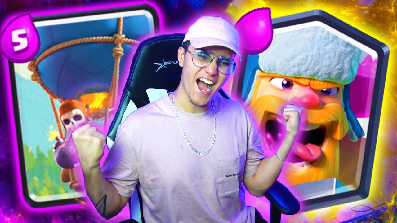 El MEJOR MAZO de Clash Royale!!! (GLOBO LEÑADOR HIELO) YoSoyRick