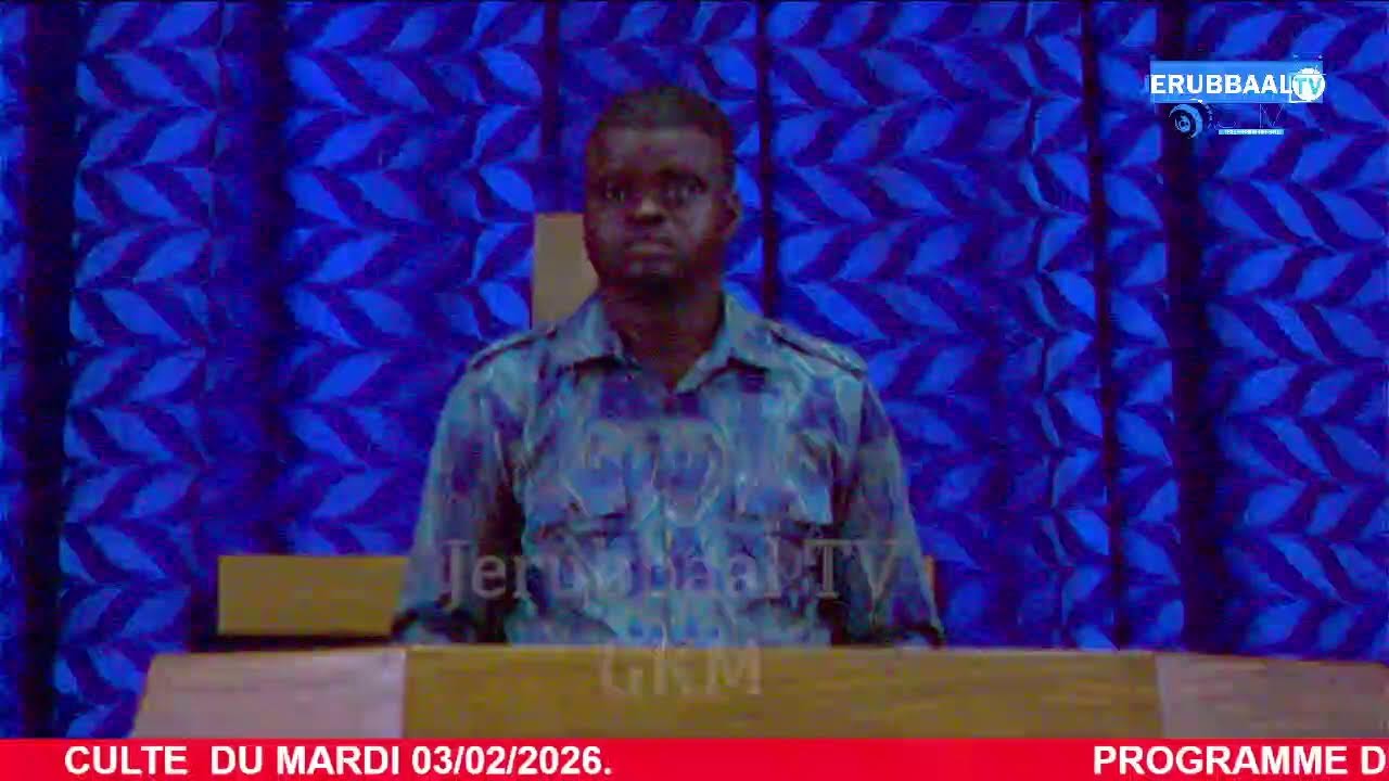 CULTE DU MARDI 03/02/2026