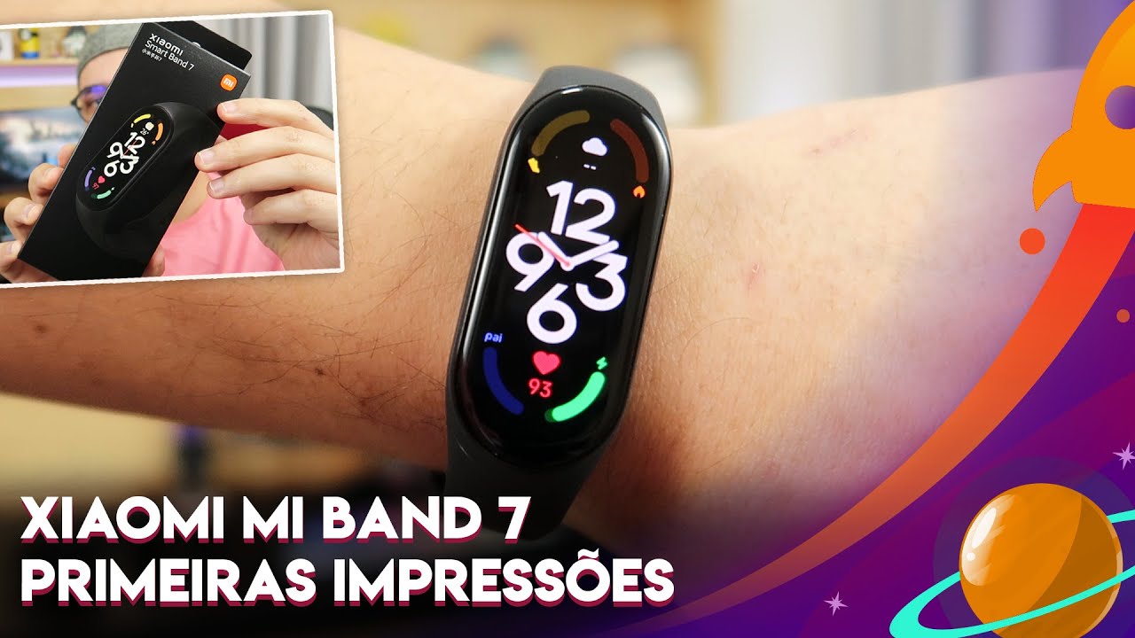 LIGANDO PELA PRIMEIRA VEZ MI BAND 7: NOVA SMART BAND 7 DA XIAOMI COM TELA AMOLED FICOU AINDA MELHOR?