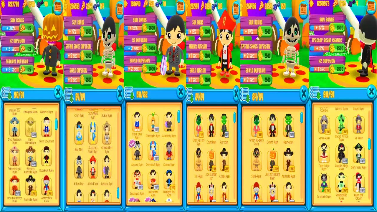 TAG WITH RYAN ALL CHARACTERS TAGGED SUPER COSTUMES UNLOCK OLD NEW MIX GAMEPLAY