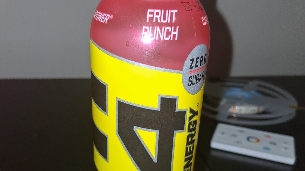 C4 energy Explosive Energy Fruit Punch Bottle drink (Review)
