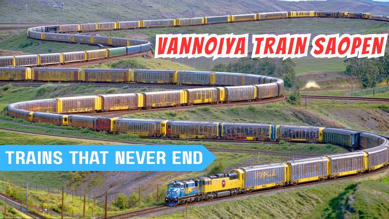 Vannoiya Train saopen echan hintem? | Top 6 Longest Freight Trains Ever Recorded 😱😲