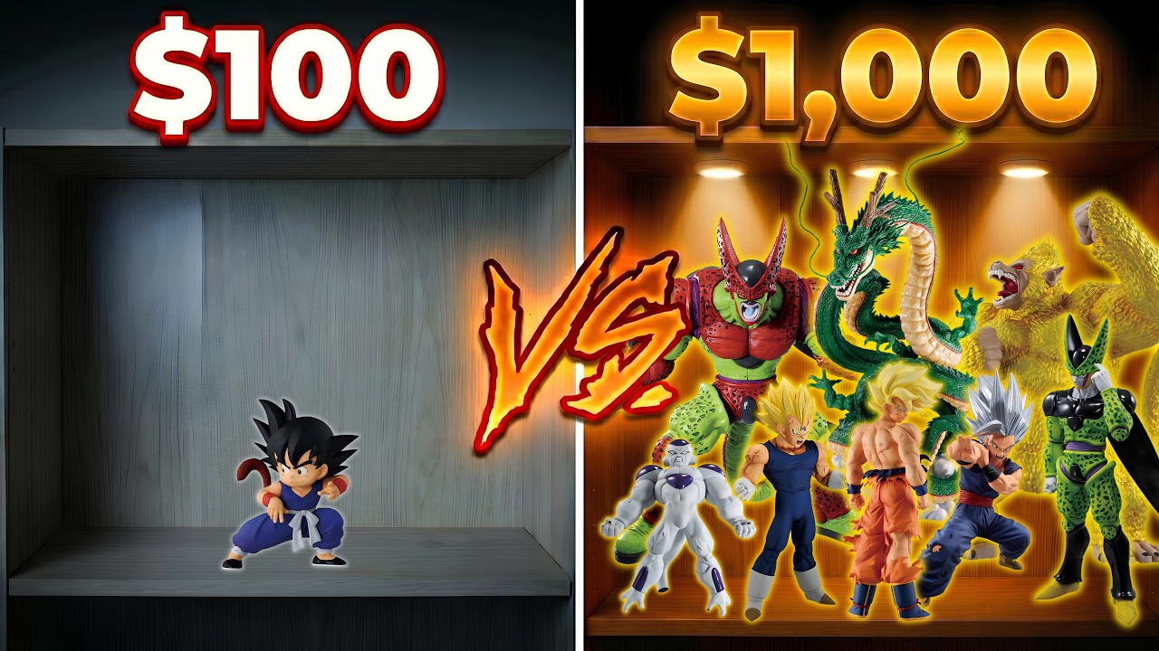 Building a Dragon Ball Collection: $100 vs $250 vs $500 vs $750 vs $1,000