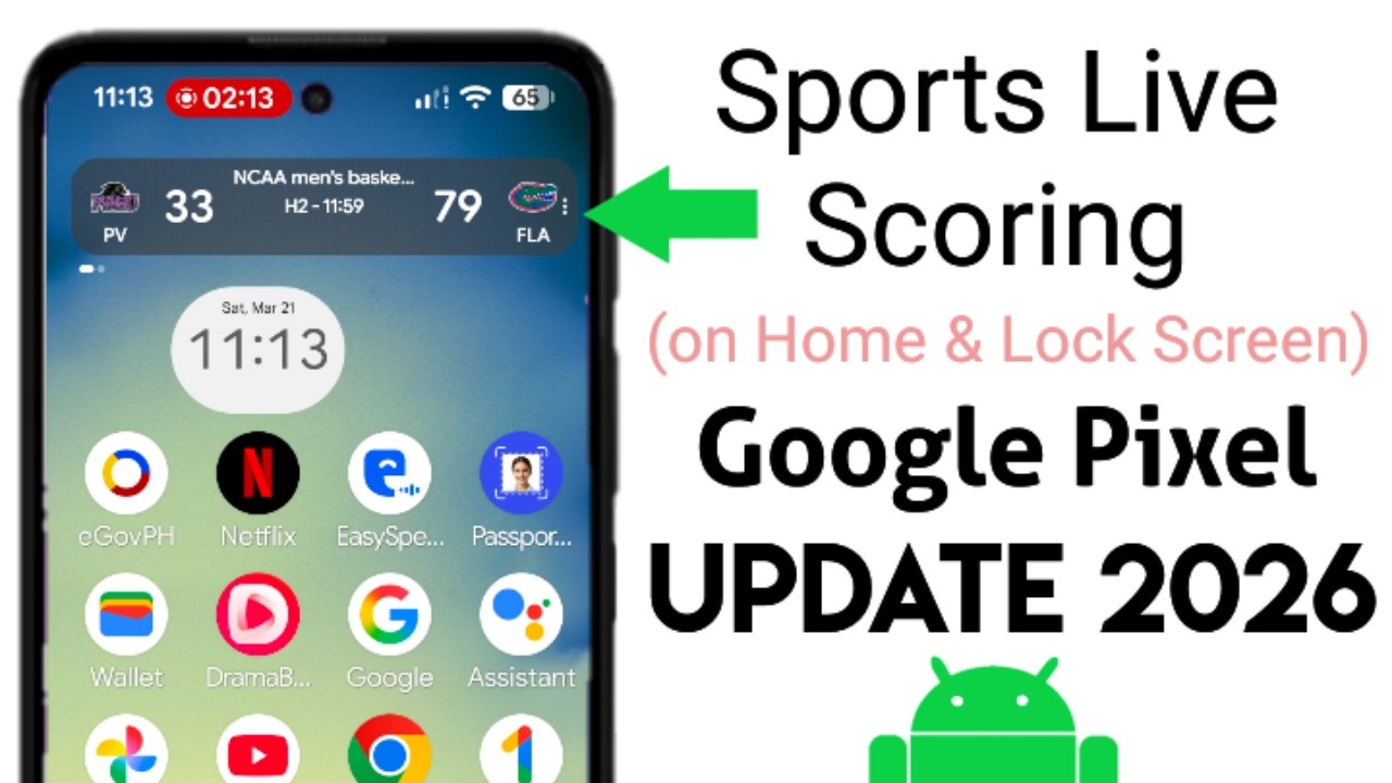 How to Enable Live Sports Scores on Pixel Lock Screen & Home Screen