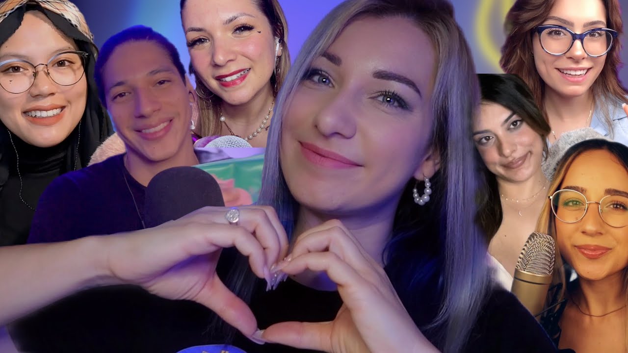 International ASMR Collab 🌎 Speaking different languages ✨