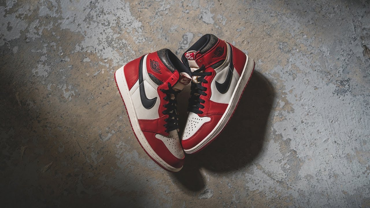 Сравнение Air Jordan 1 «Lost and Found» (Chicago Reimagined) с версией 2015 года