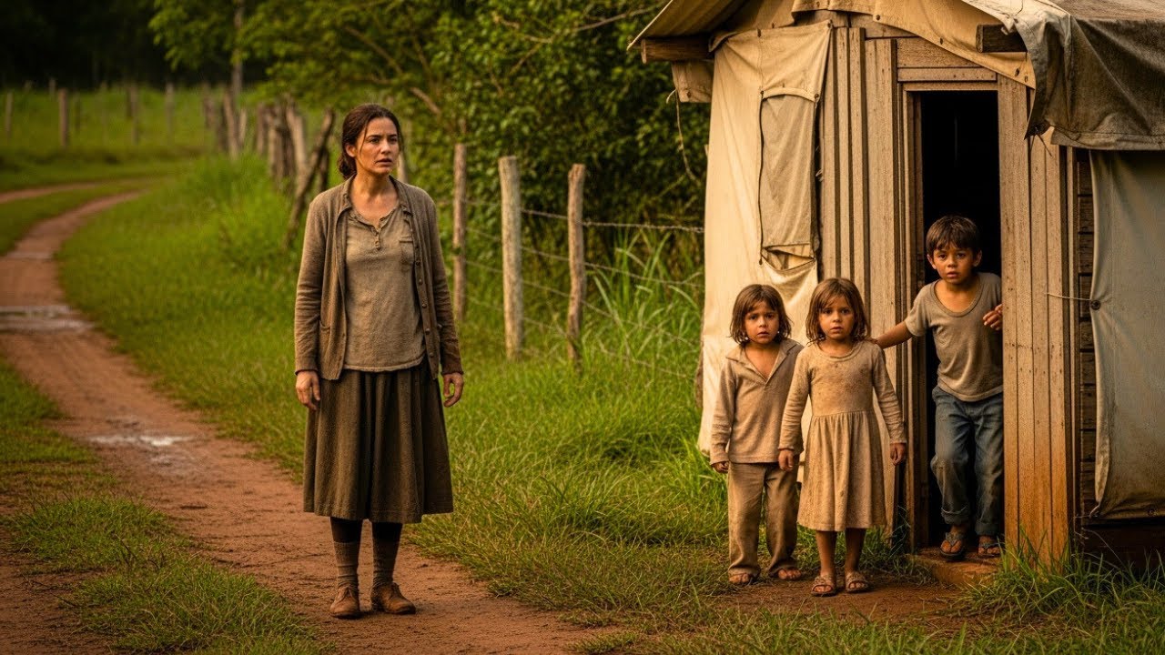 Viúva encontra duas CRIANÇAS vivendo sozinhas… mas quem aparece depois ninguém esperava…