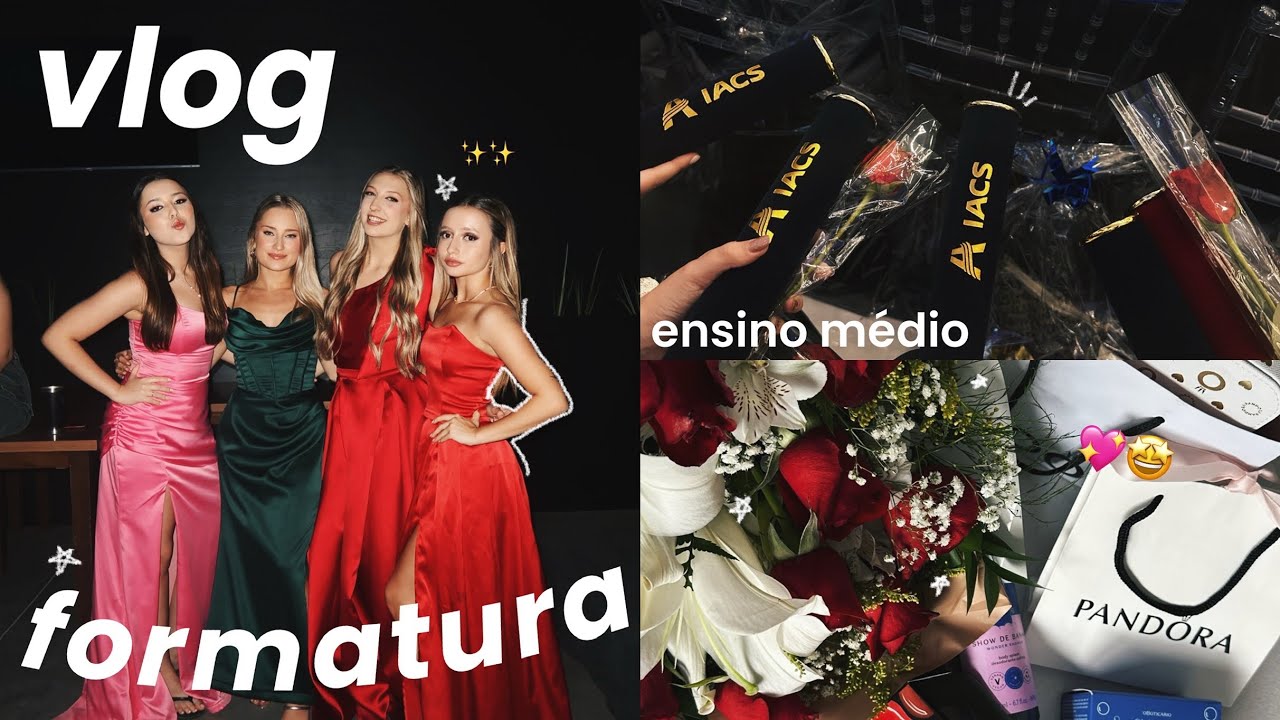 minha formatura do ensino m&eacute;dio *terceir&atilde;o* 👩&zwj;🎓✨