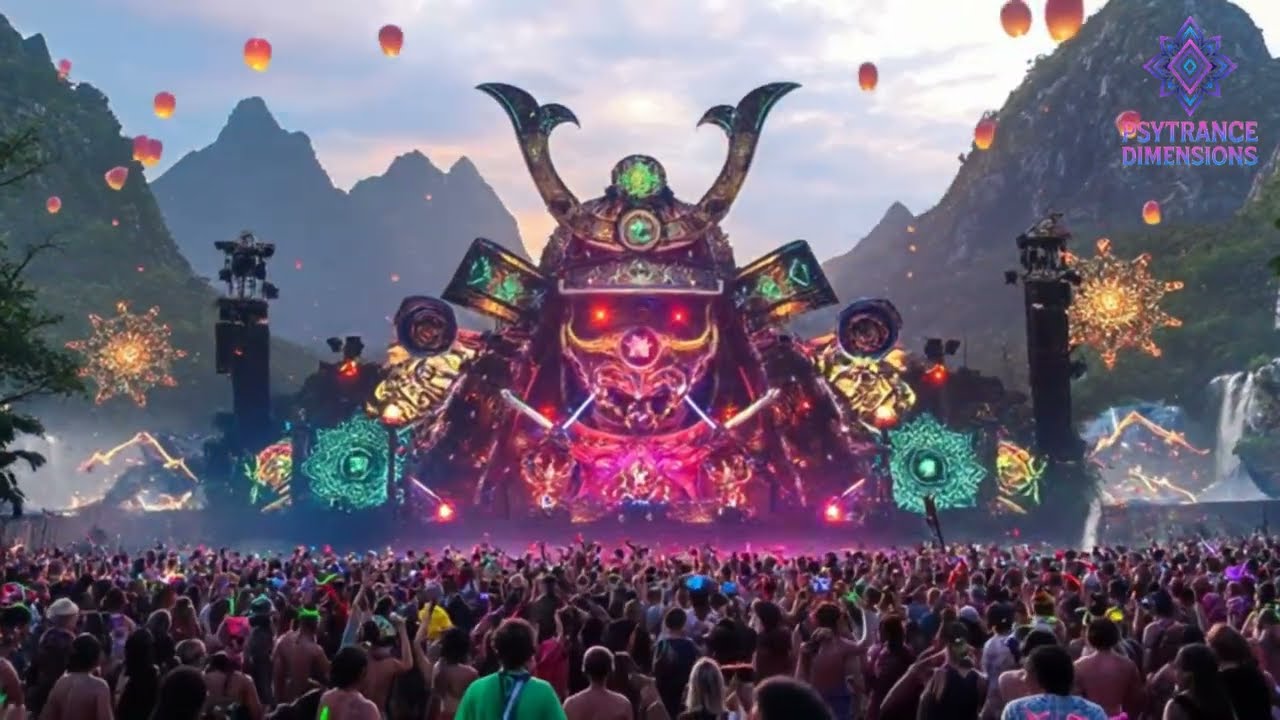 Psytrance Festival 2025 • Astral Samurai Full-On Set 🔥Hypnotic Visuals in 8K • Mind-Expanding Trance