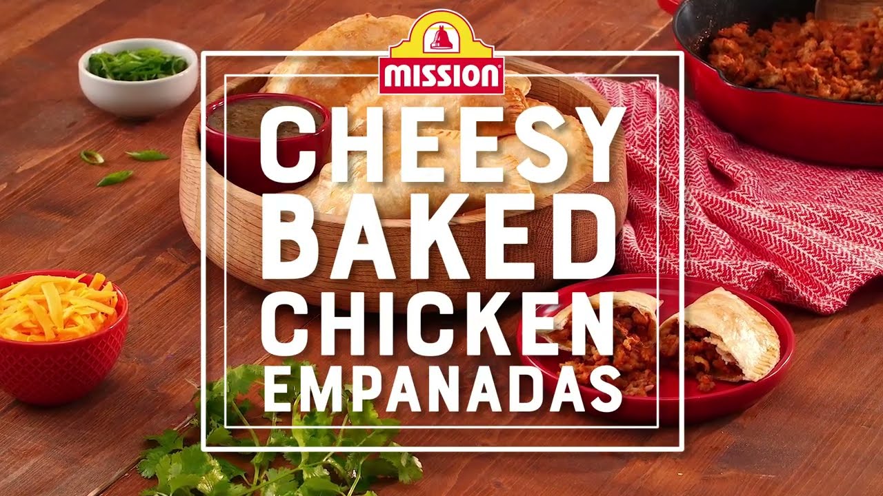 Cheesy Baked Chicken Empanadas | Homemade Empanadas Recipe