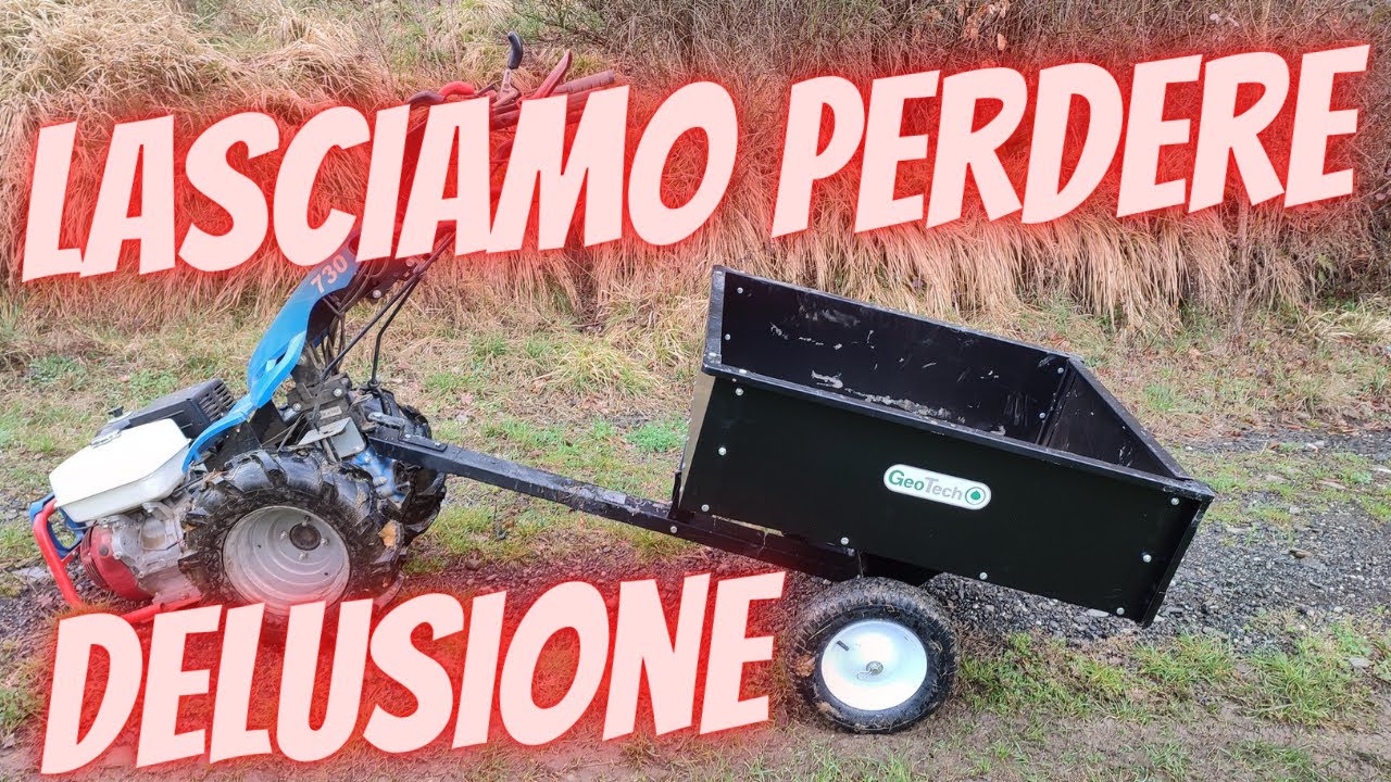 Fallimento , desolazione di un carrello che brutta giornata