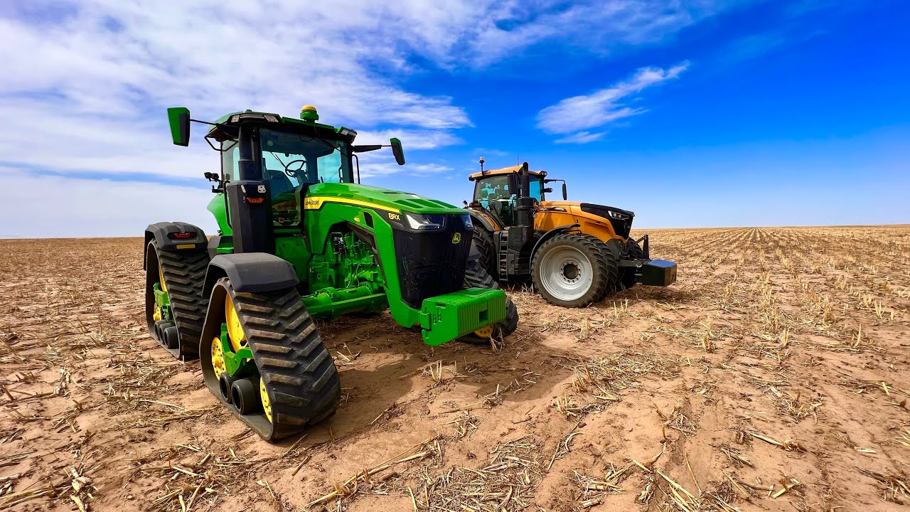 John Deere 8RX410 против Challenger 1042