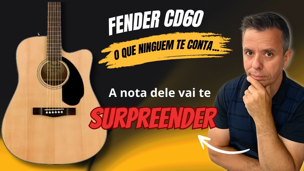 O Fender CD60 chegou 