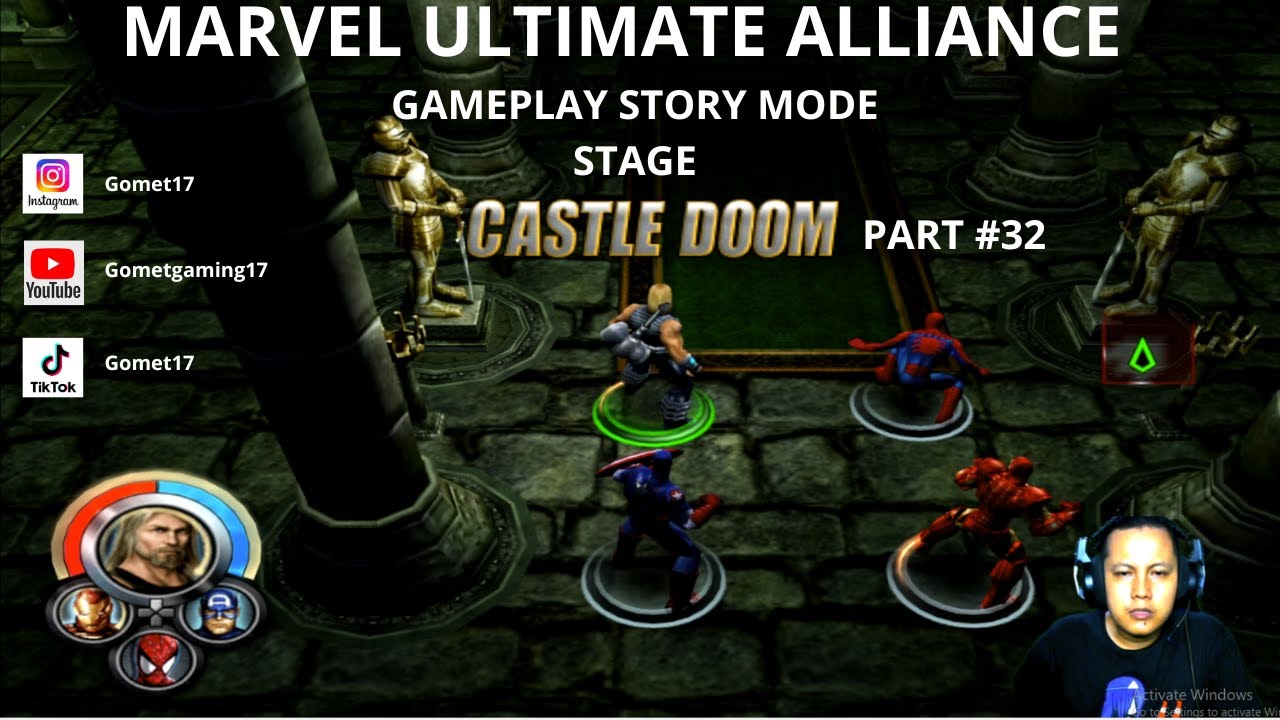 MARVEL ULTIMATE ALLIANCE GAMEPLAY PART 32 STAGE CASTLE DOOM #youtube #marvelultimatealliance #marvel