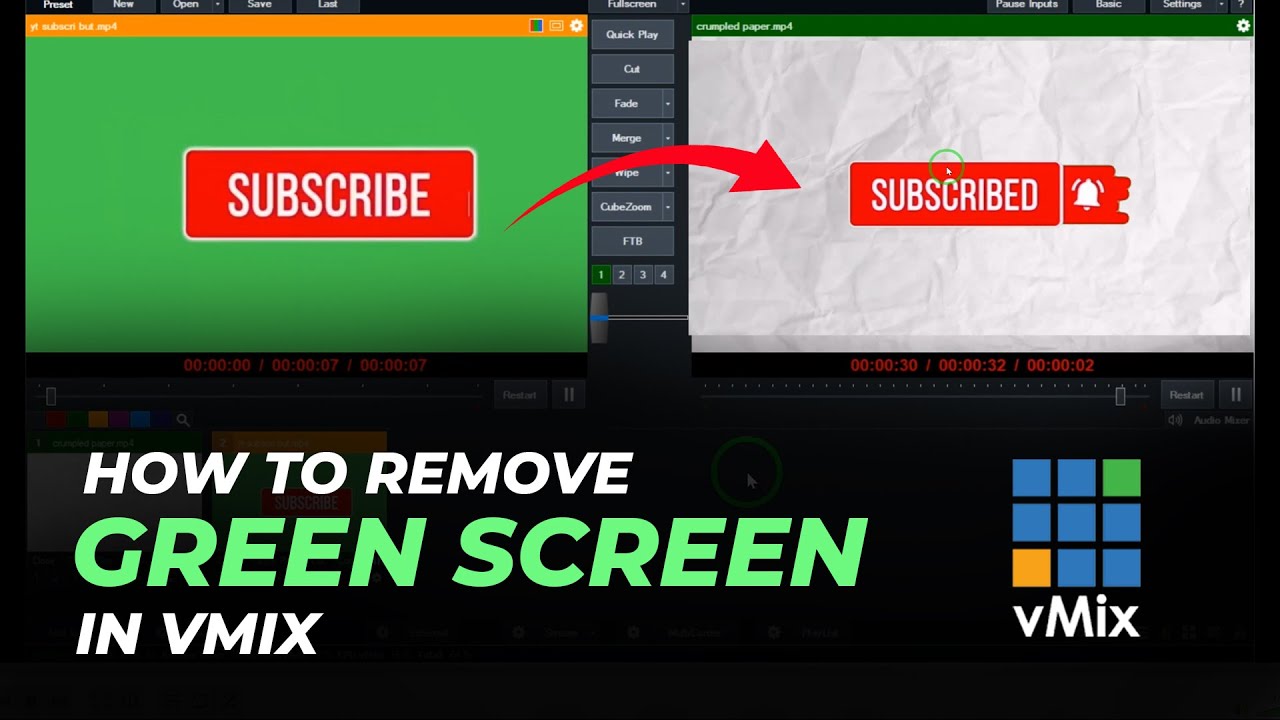How to Remove Green Screen in vMix | Easy Chroma Key Tutorial