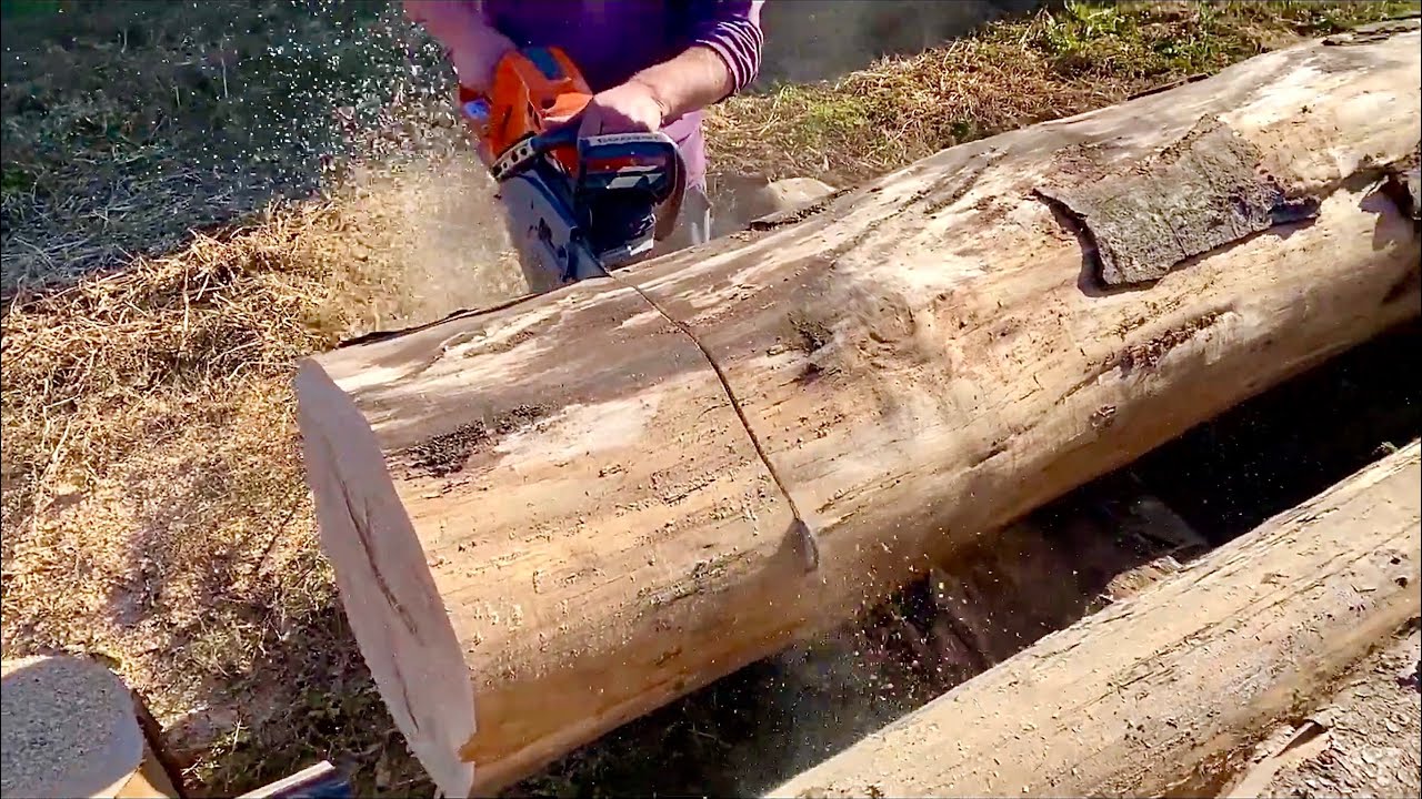 Husqvarna 572 XP in lemn de fag
