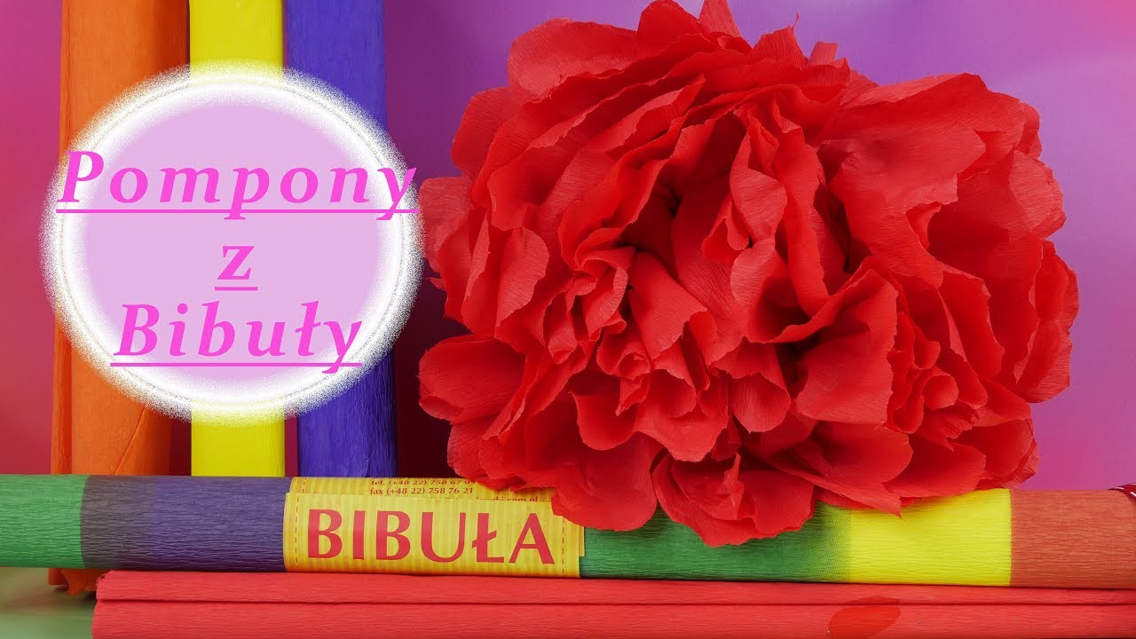 DIY &bull; Pompony z Bibuły &bull; Kreatywne zabawy &bull; Tutorial