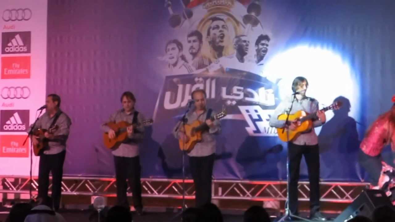 "Spanish Rumba Kings", performance to Real Madrid in Regency Hotel (Kuwait)