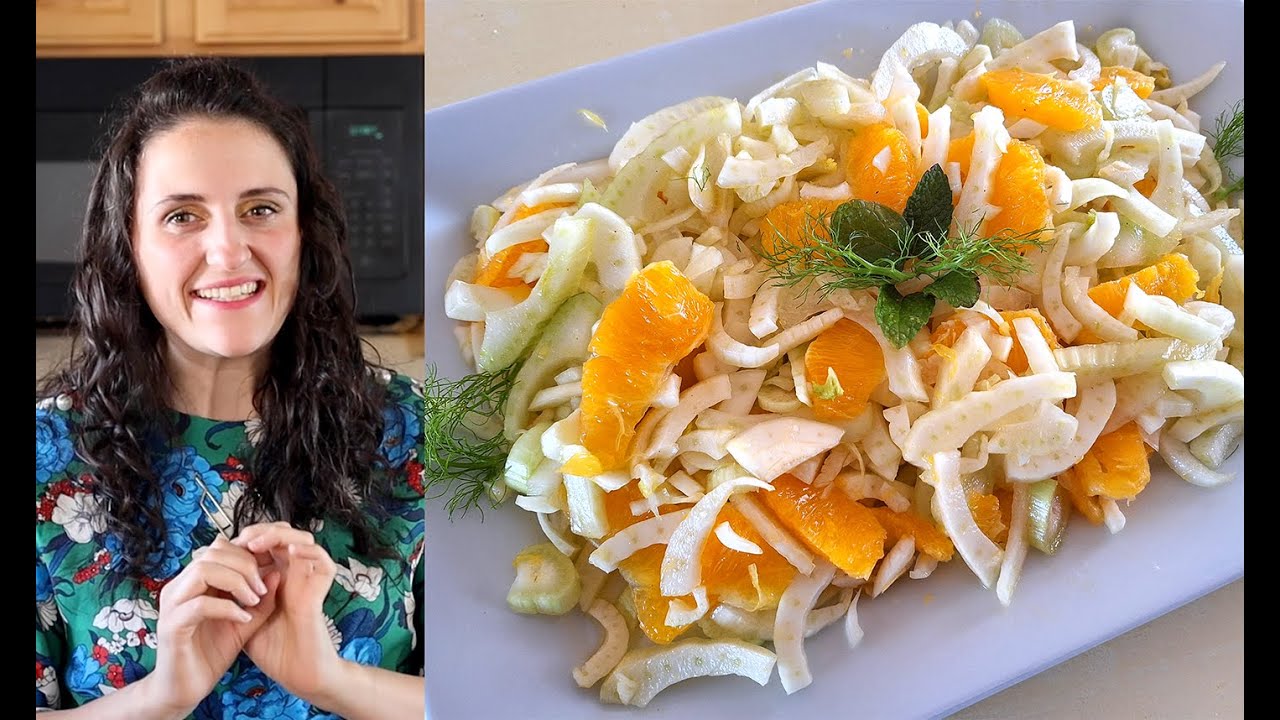 Fennel and orange salad from Sicily, Italian Salad