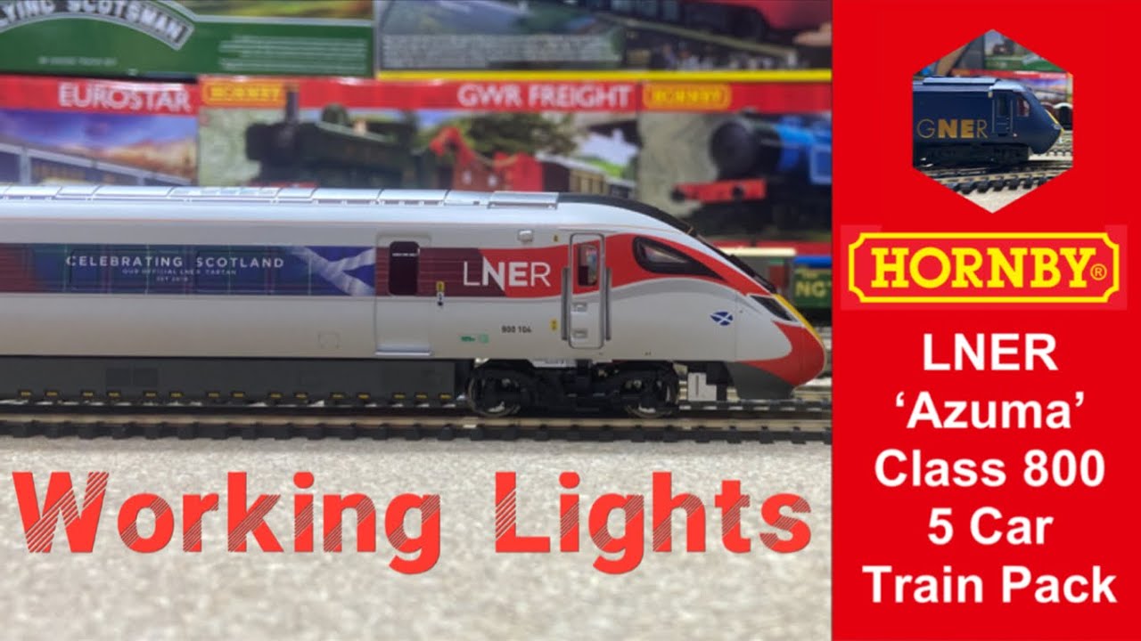 LNER ‘AZUMA’ CLASS 800 “CELEBRATING SCOTLAND” 5 CAR TRAIN PACK | HORNBY | UNBOXING AND REVIEW