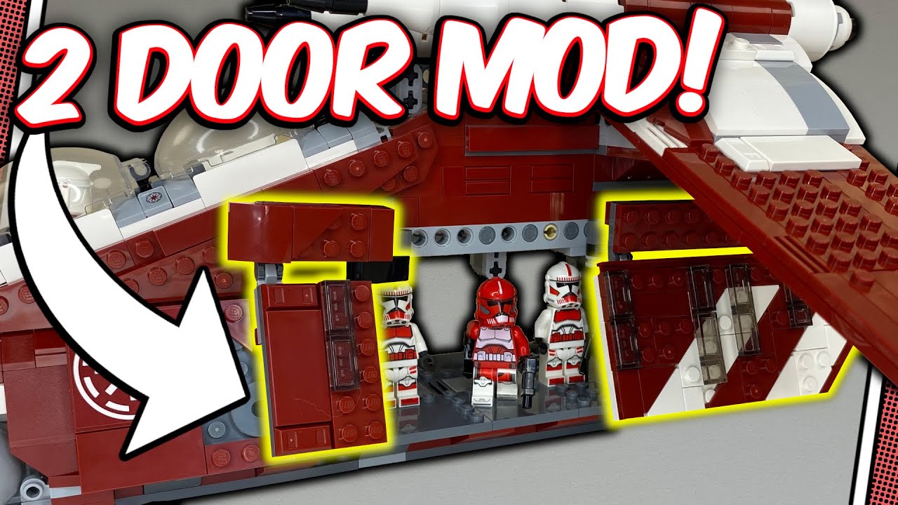 Fixing the Doors on the NEW Coruscant Guard Gunship - LEGO 75354 2 Door Gunship Mod