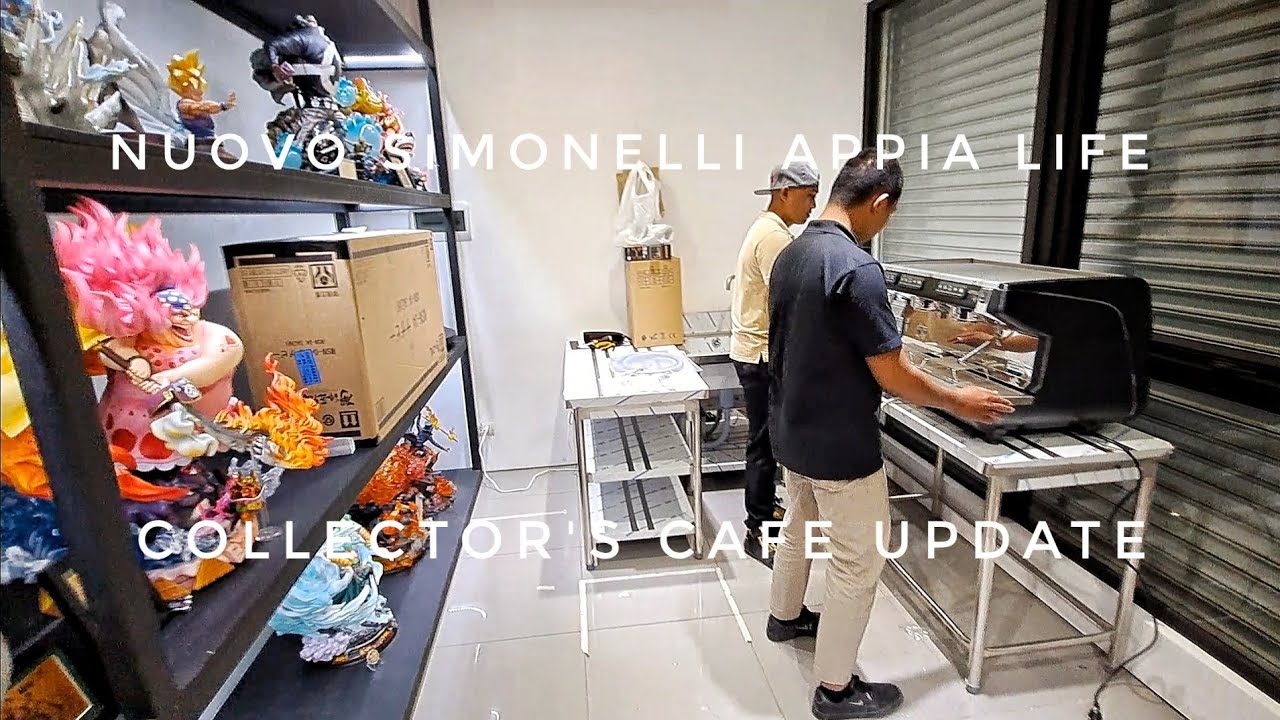 Installation of Nuovo Simonelli Appia Life, Hey Cafe HC600S 2.0 Grinder, Collector's Cafe Update!