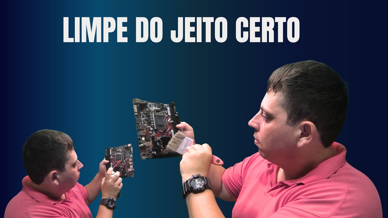 COMO FAZER LIMPEZA NA PLACA MÃE DO JEITO CERTO AULA 15
