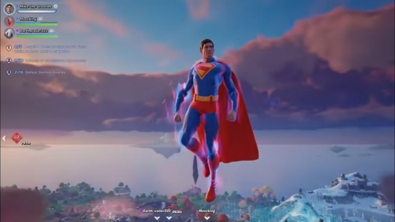 Fortnite Superman Gameplay