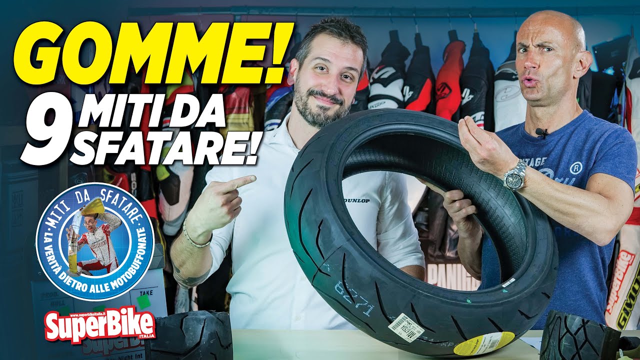 9 MITI DA SFATARE SULLE GOMME DA MOTO (e la presentazione delle Dunlop SportSmart Mk4)