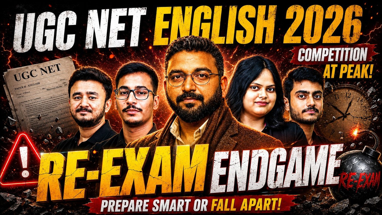 UGC NET English June RE-EXAM 2026 🔥ENDGAME | Final Strategy & Preparation