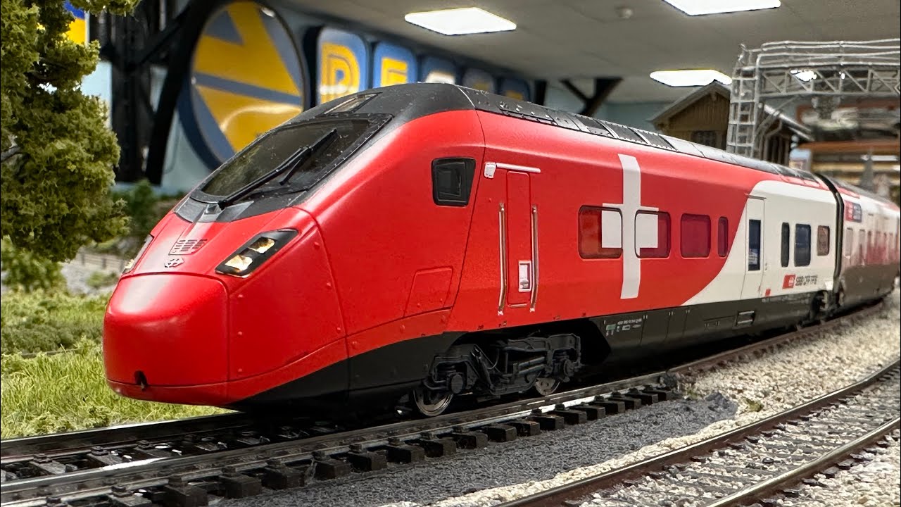 RABe 501 SBB GIRUNO mit EC317 Zürich HB - Milano Centrale