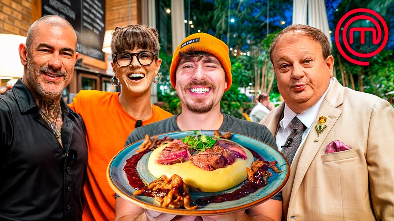 UM DIA INTEIRO COMENDO NOS RESTAURANTES DO MASTERCHEF