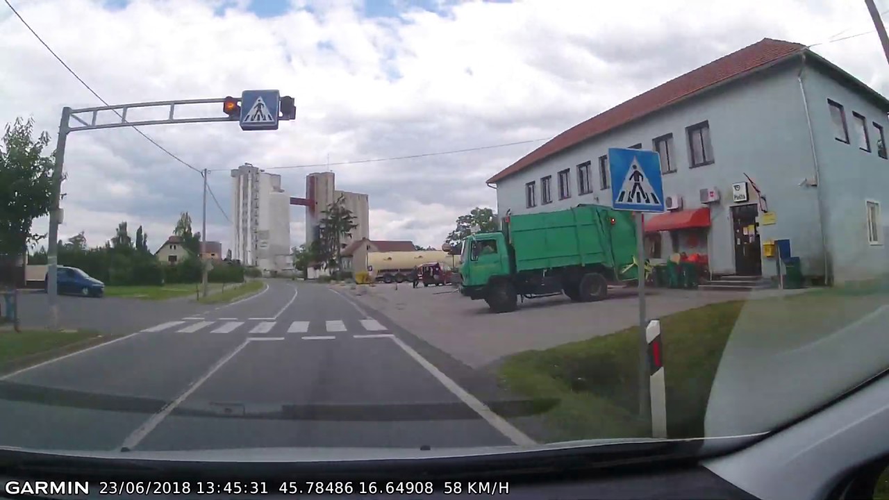 DRIVE #160: Koprivnica-Križevci-Vrbovec-Čazma-Bjelovar (Croatia) (timelapse 4x) *Read Description*