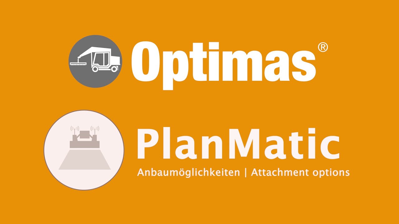 Optimas PlanMatic laser blade dozer Leveller Grader for Wheel loader, Telescopic loader