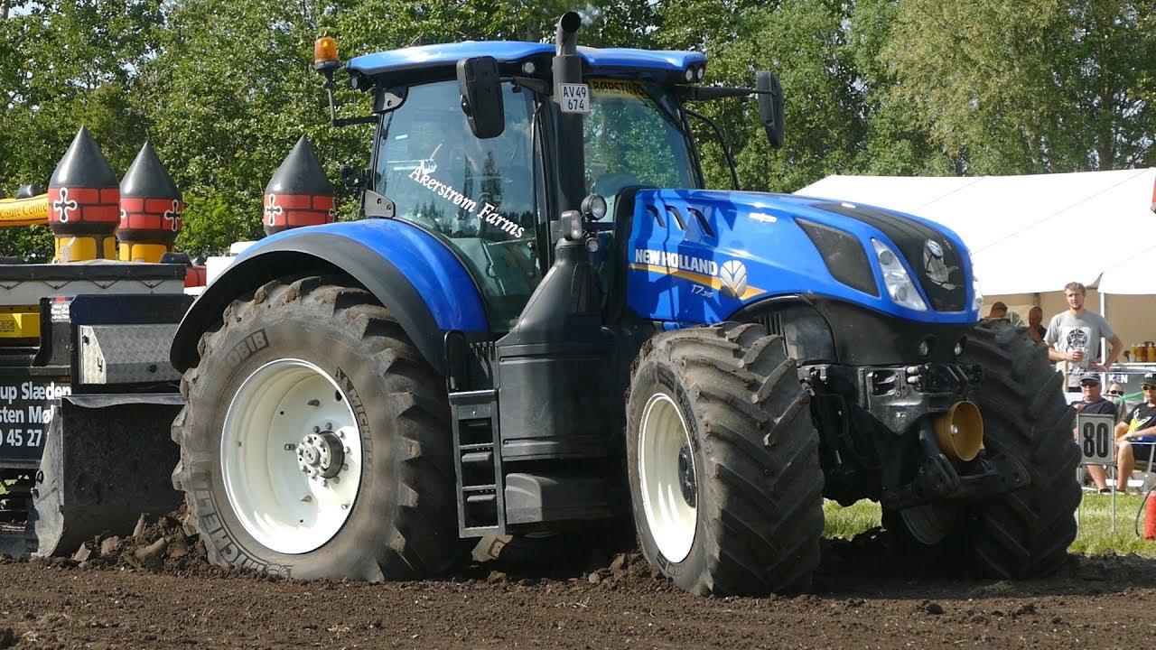 New Holland T7.260, T7.315, TM155, TM165, T7070 & TG285 Pulling The Sledge | Tractor Pulling DK