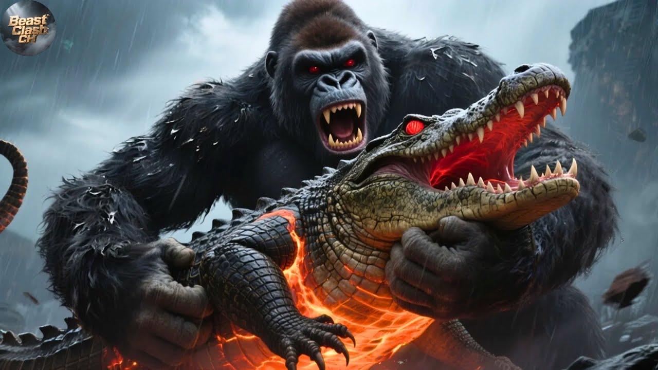 💥 Savage Gorilla vs Crocodile | No Mercy Clash | The Outcome Will Shock You!