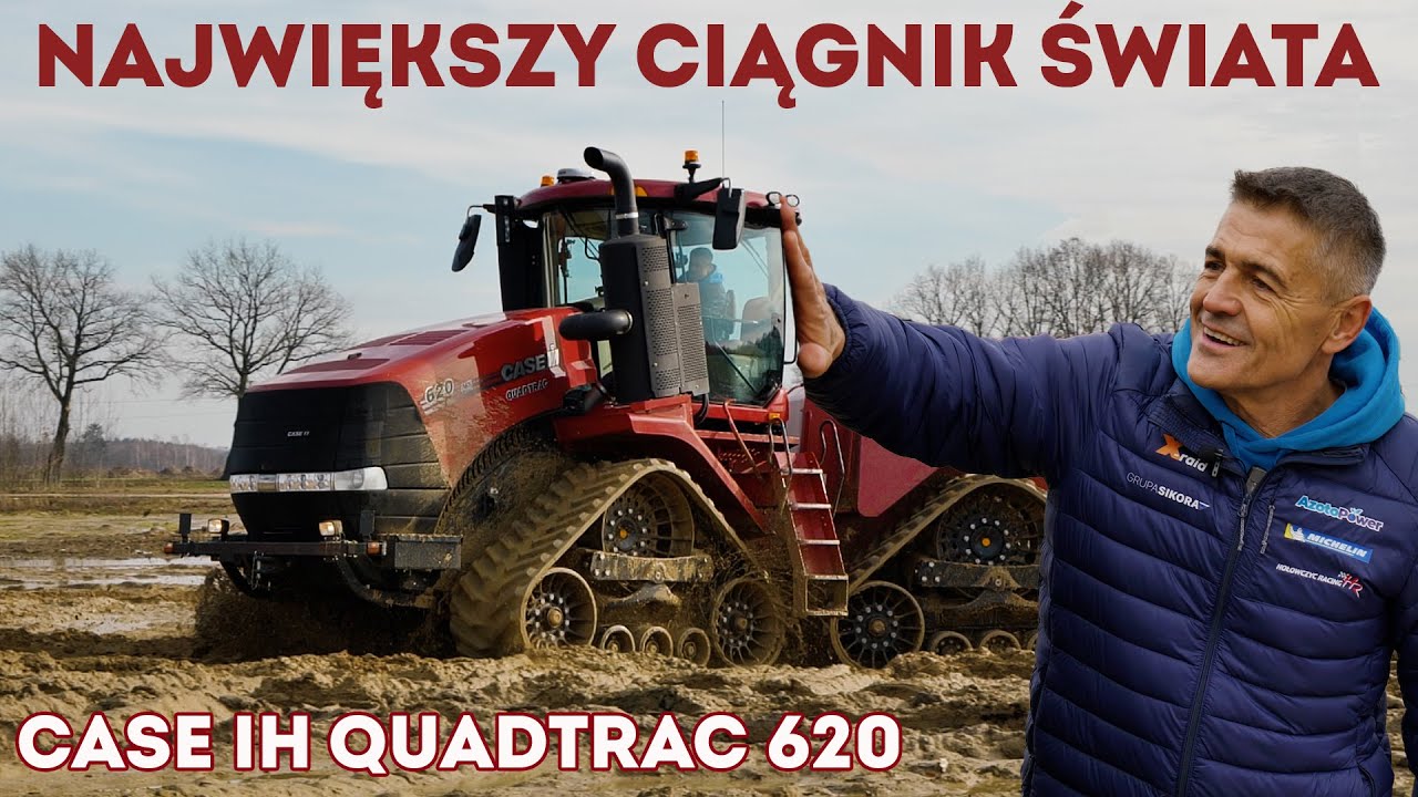 TRAKTOR CASE 620 największy ciągnik świata , test Krzysztof Holowczyc.