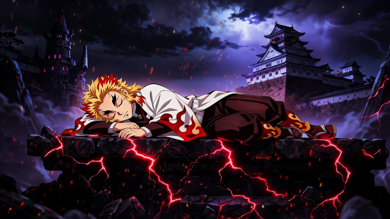 Rengoku’s Moonlit Dreams 🌠 Calming Piano Melody to Reduce Stress, Anxiety, Calm Mind & Body