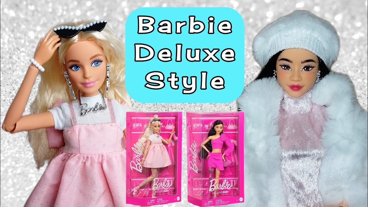 Unboxing Two Barbie Deluxe Style Dolls