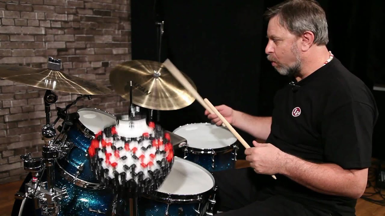 Michael Spiro: How to Play Drum Set Grooves with the LP Hi-Hat Shekere